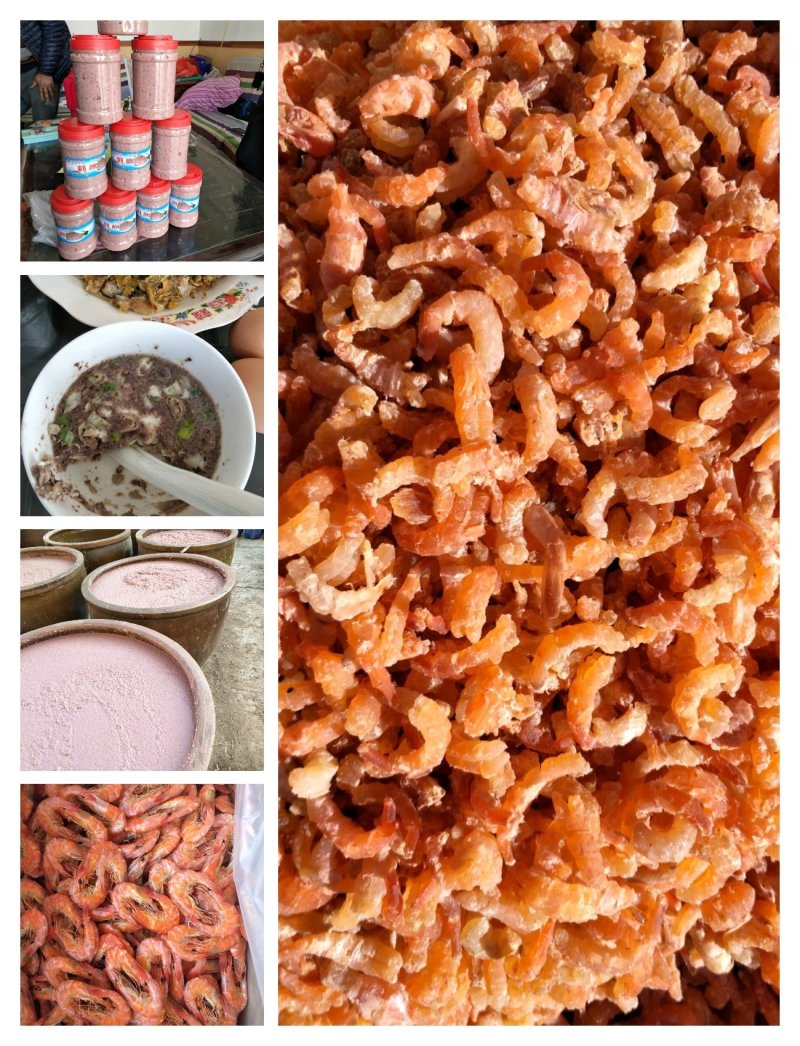 烤虾，虾酱，虾皮，海米，虾油