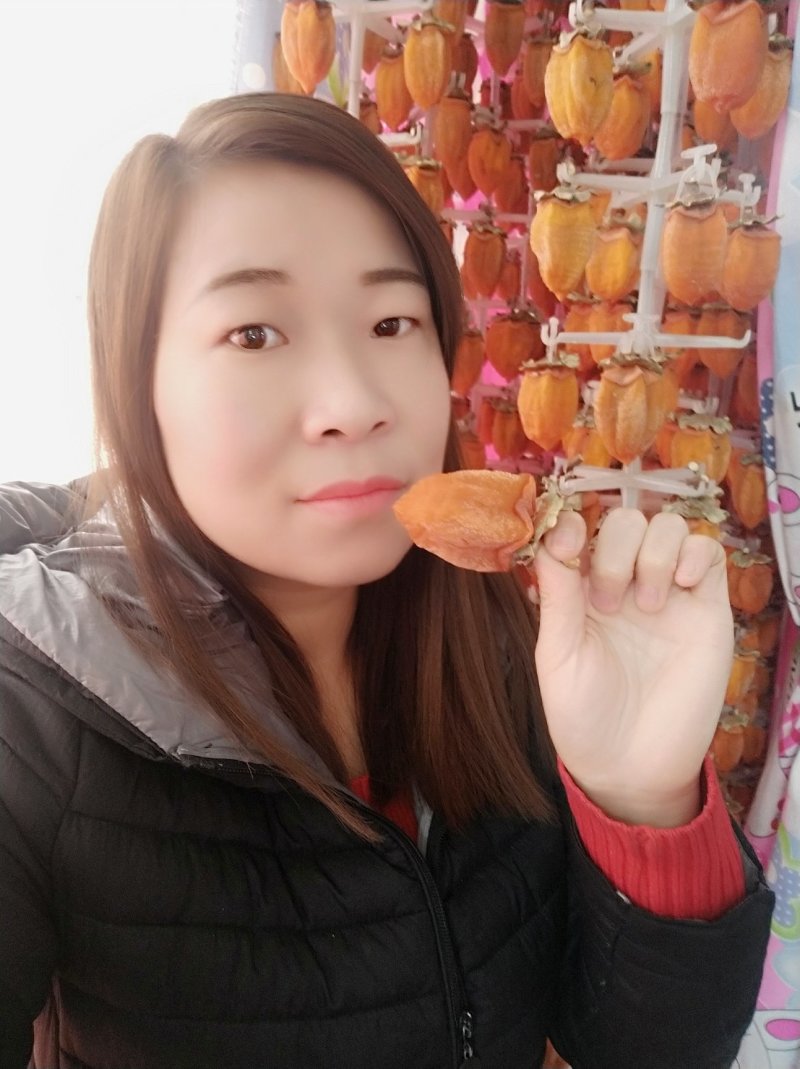 富平柿饼精美独立包装大量天然霜降柿饼批发