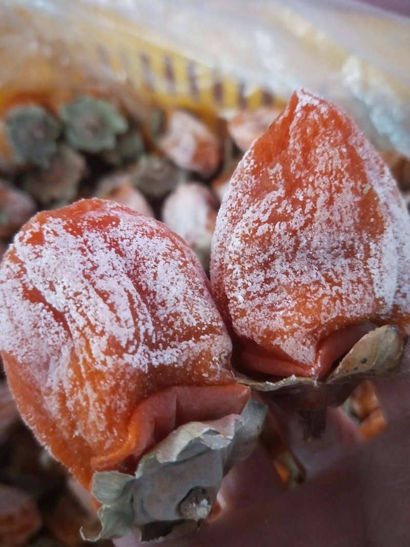 富平柿饼精美独立包装大量天然霜降柿饼批发