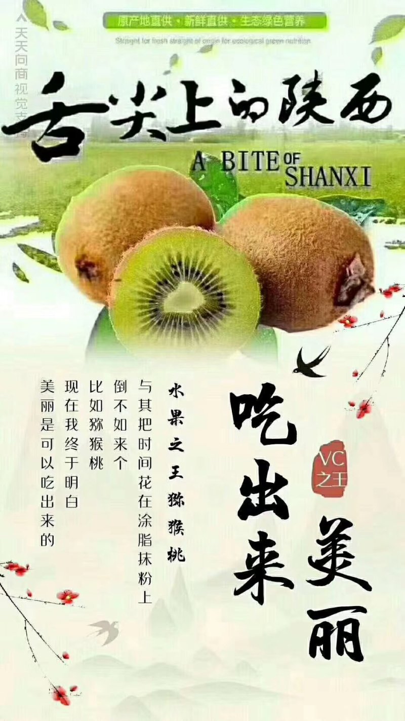 绿心大果猕猴桃全网平台一件代发发货招代理