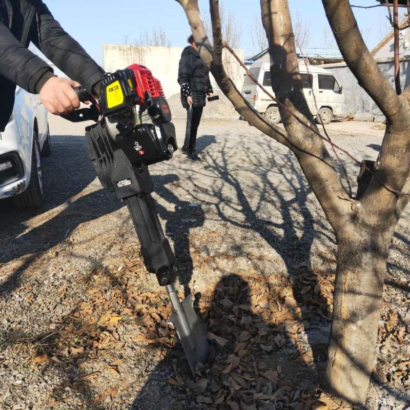 冲击铲式断根挖树机农用植树栽树汽油挖树机