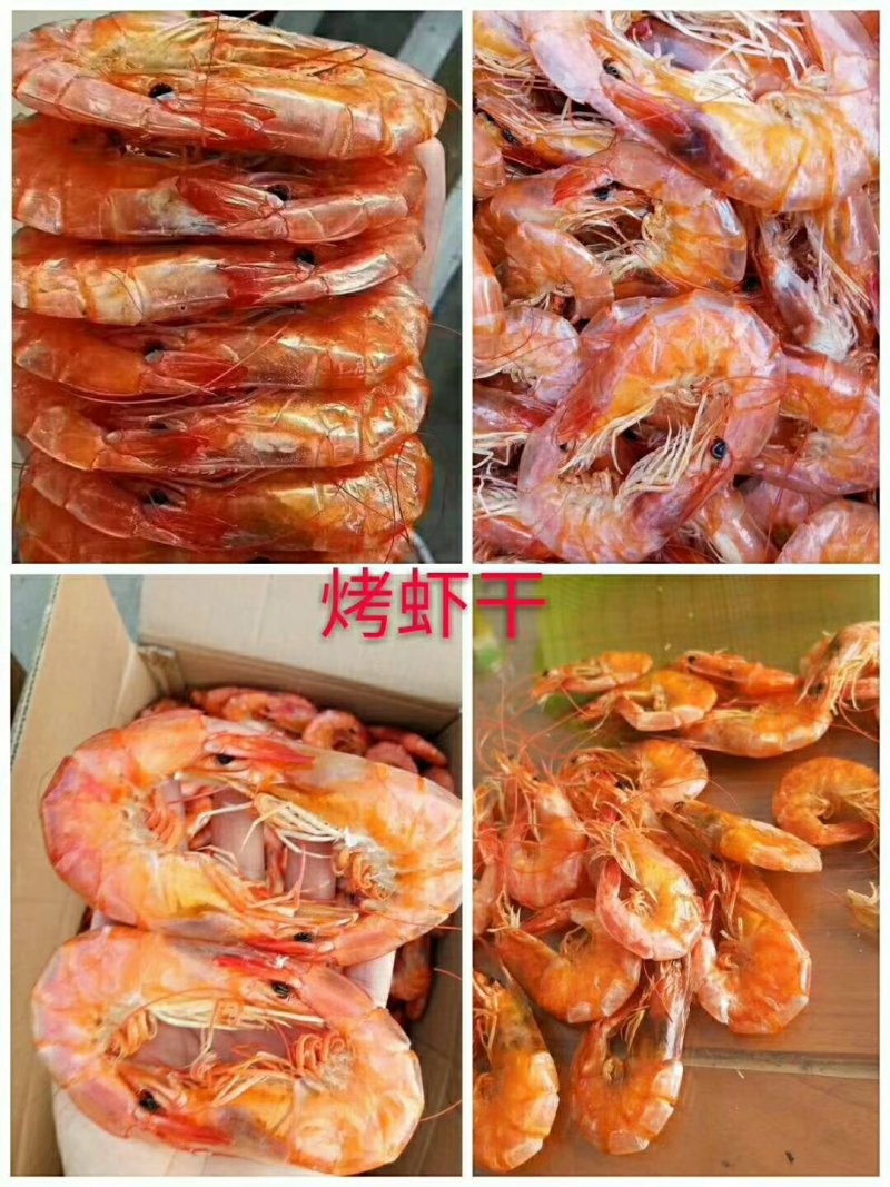 大小规格烤虾干度好口感好