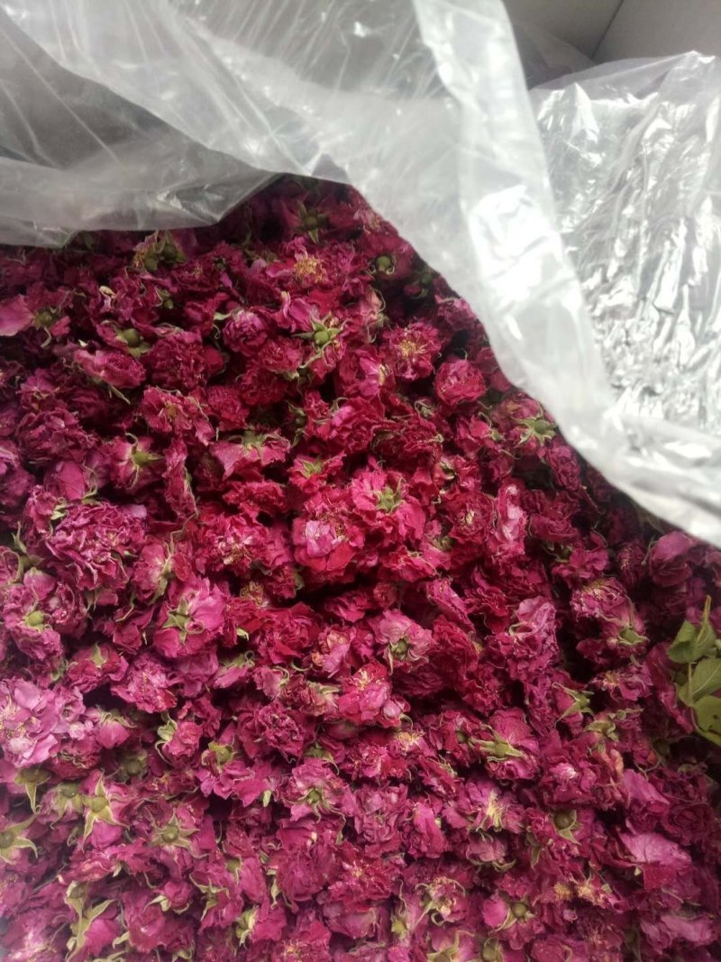 玫瑰花冠无硫一级平阴玫瑰大花冠基地直供
