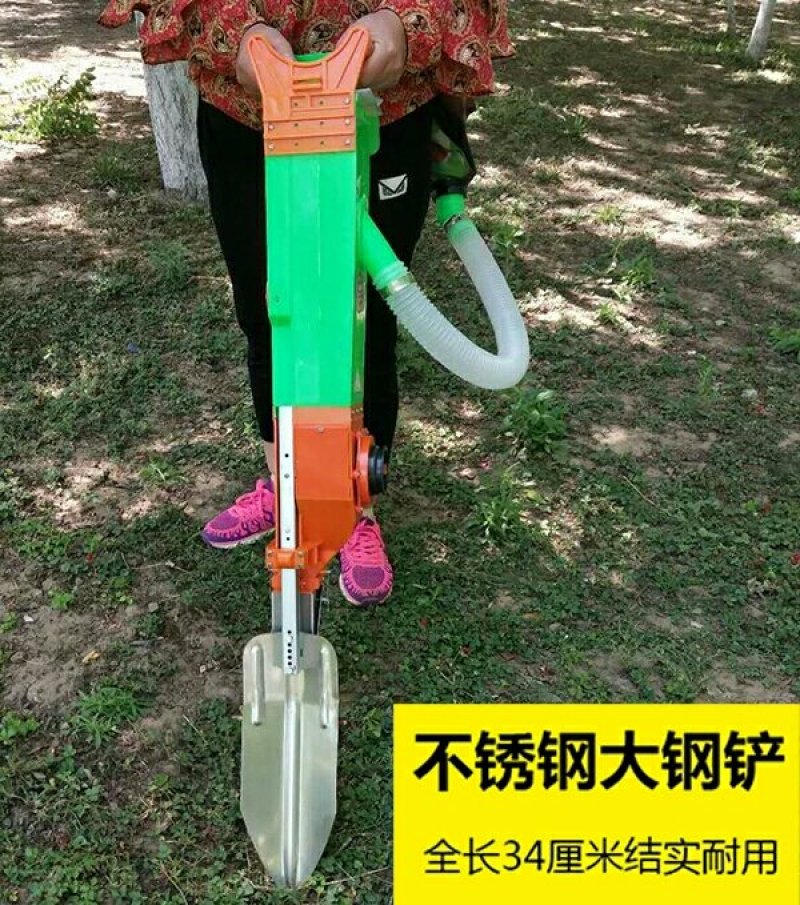 手动地下施肥器追肥器果树玉米大豆追肥枪硬地专用带钢铲