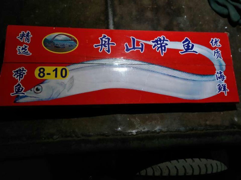 带鱼。规格7-9。8-10。10-12