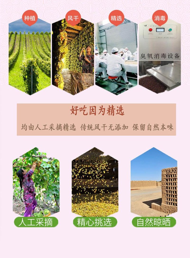 新疆吐鲁番绿香妃马奶子葡萄干，香妃王