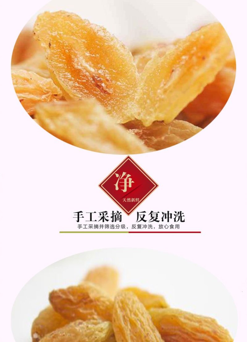 新疆吐鲁番树上黄葡萄干，美味香甜