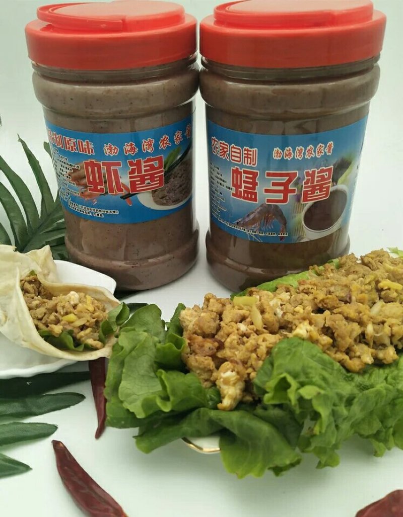 虾酱蜢子酱渤海湾特产