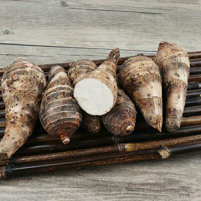新鲜毛芋头，5斤装，26元一箱