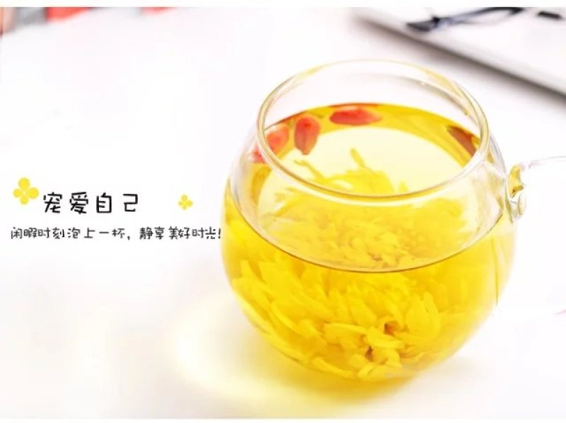 特选菊花茶金丝皇菊大菊花茶俩盒装送礼袋
