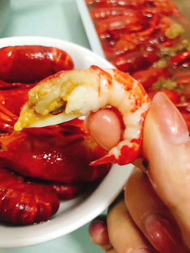 冻虾，虾尾