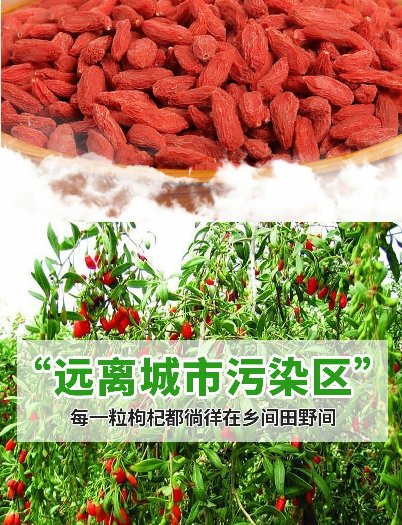 【亏本冲量】正宗宁夏中宁农家红枸杞新货免洗枸杞子500g