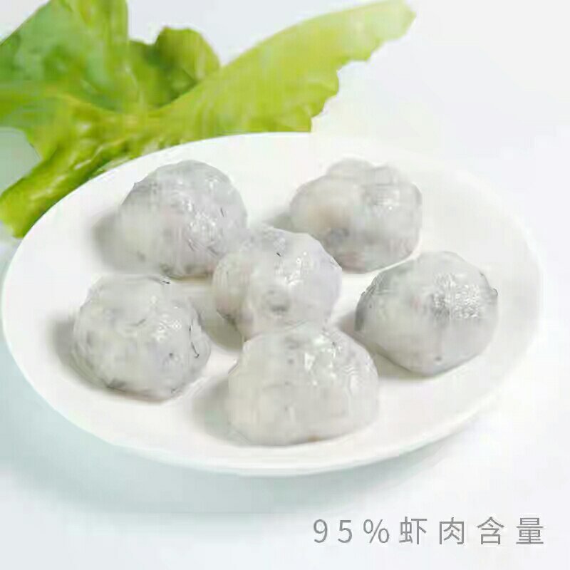 青虾虾滑肉打火锅虾滑包虾饺子虾滑500g