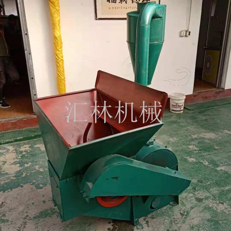 玉米秸秆自动进料粉碎机设备饲料打糠机厂家