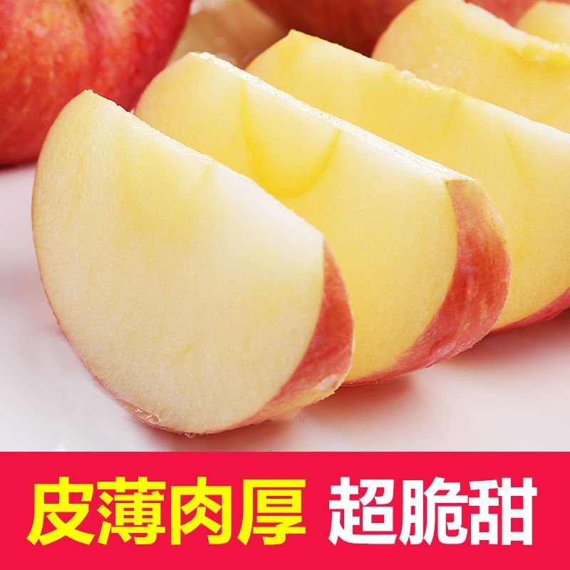 礼泉红富士苹果脆甜可口精品发货全国商超对接