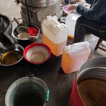 山茶油正宗自家老树茶籽油如假包换油质好包邮