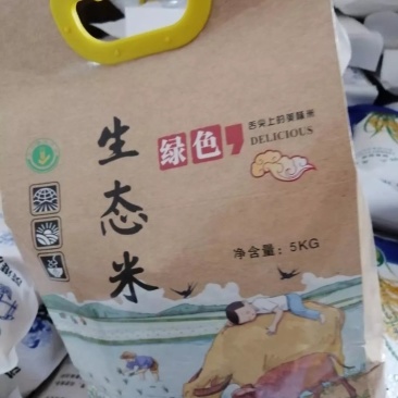 芡河湿地,虾稻共作米