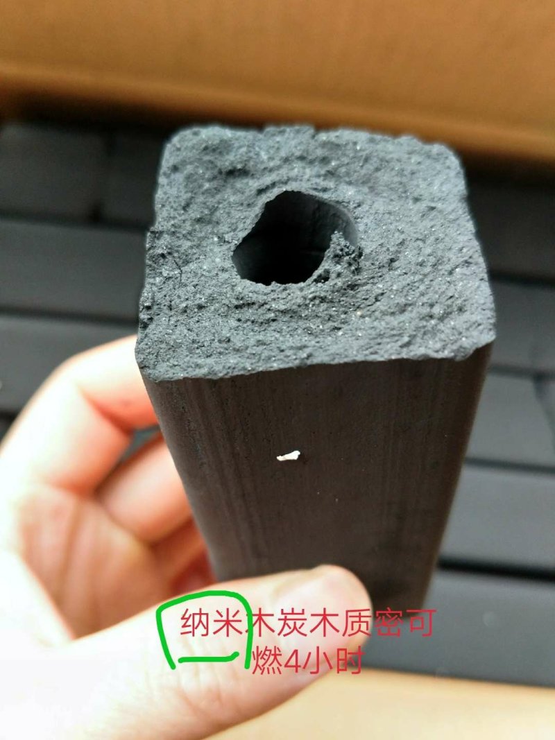 机制纳米烧烤炭