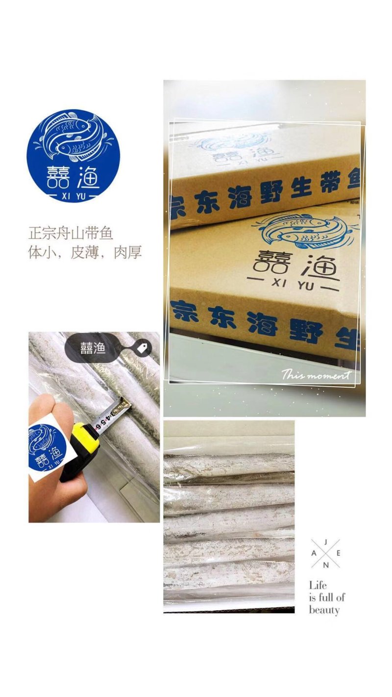 正宗舟山带鱼，一手货源加工厂