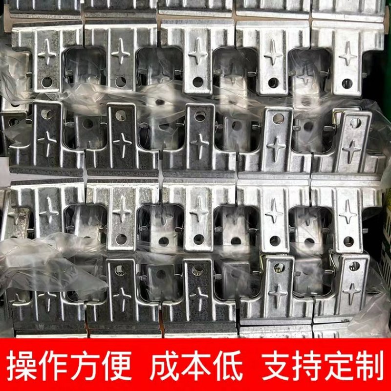 大棚二膜铁夹子固定塑料布热镀锌吊蔓秧铁夹子