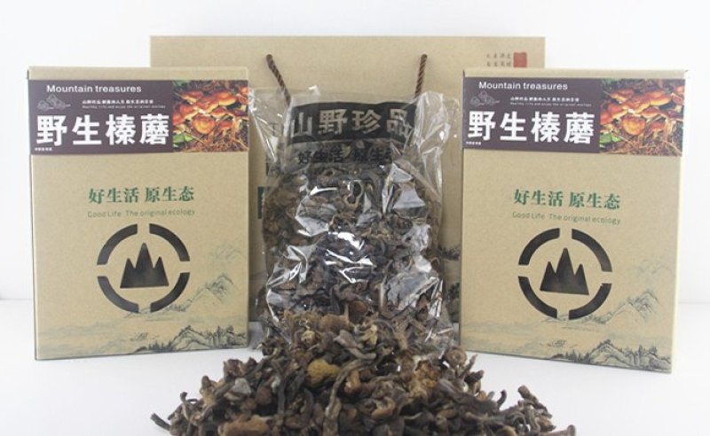 东北野生榛蘑一袋一斤，还有礼盒装
