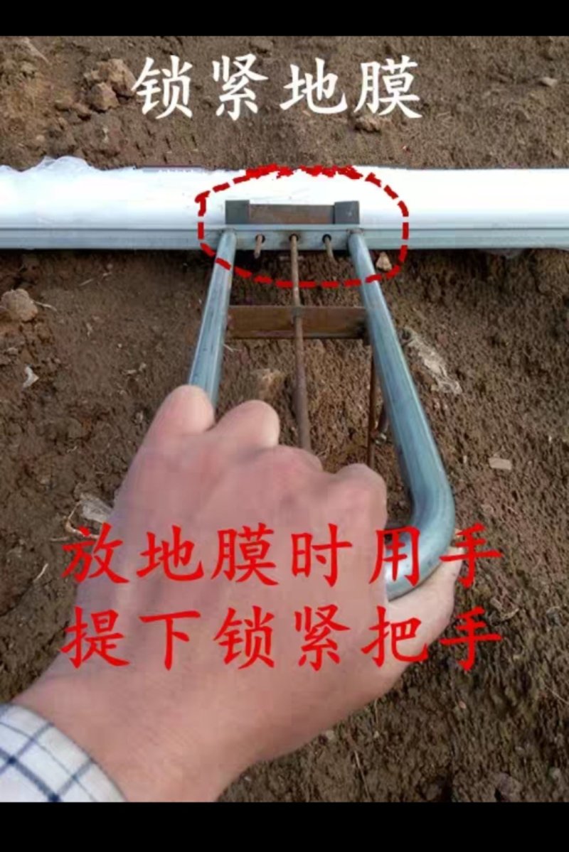 地膜机铺膜机厂家直销包邮【覆膜机农用手拉式盖地膜工具