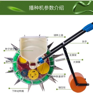 播种器2020新款多功能手推式玉米棉花大豆花生精播机小麦