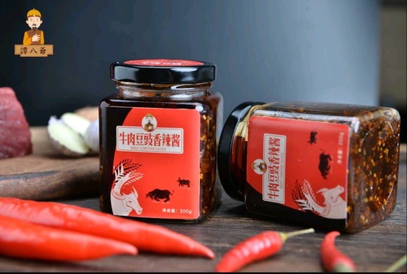 谭八爷牛肉豆豉香辣酱