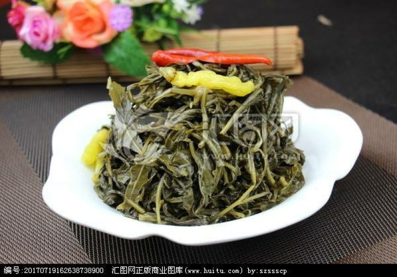 腌制的苦苦菜