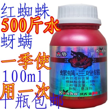 螺螨酯三唑锡柑橘桃树红蜘蛛蚜虫杀虫剂