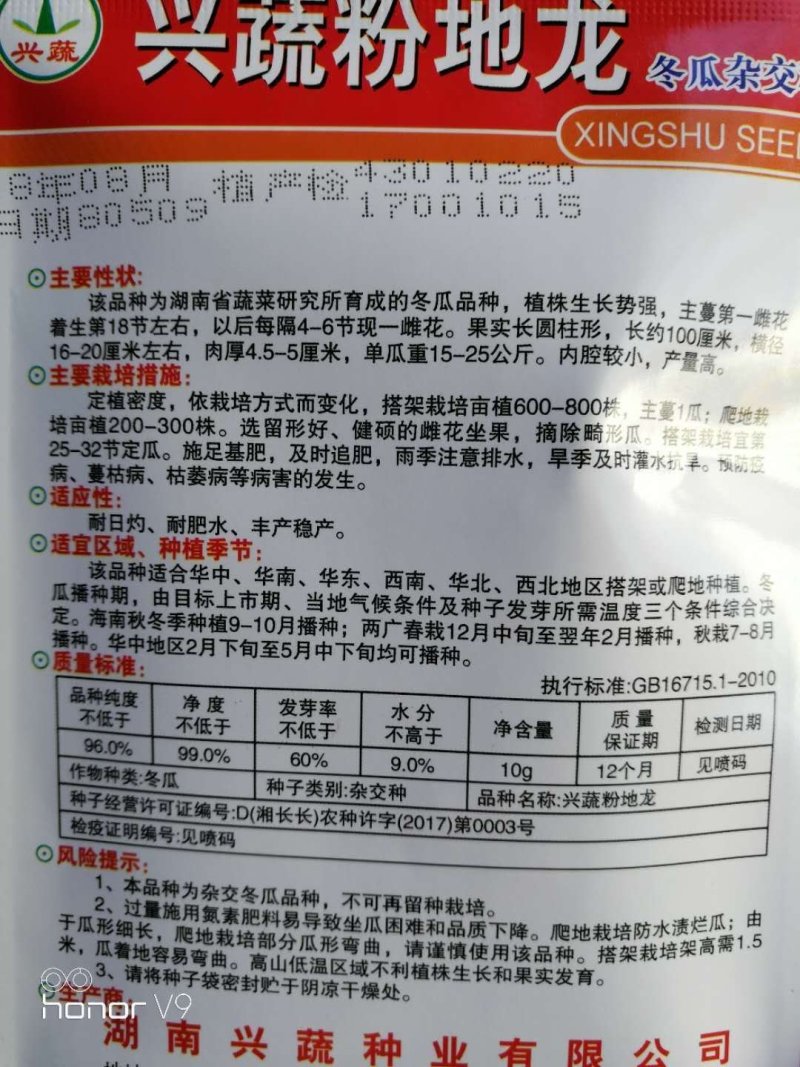 【】中晚熟白皮冬瓜种子兴蔬粉地龙特长粉皮冬瓜种子