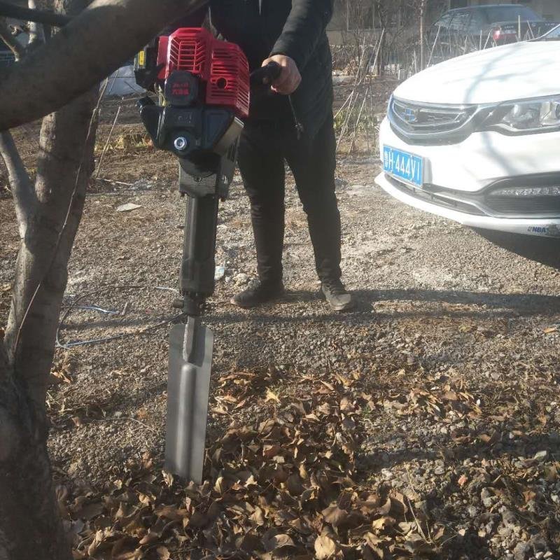 带土球挖树机，汽油单人操作挖树机