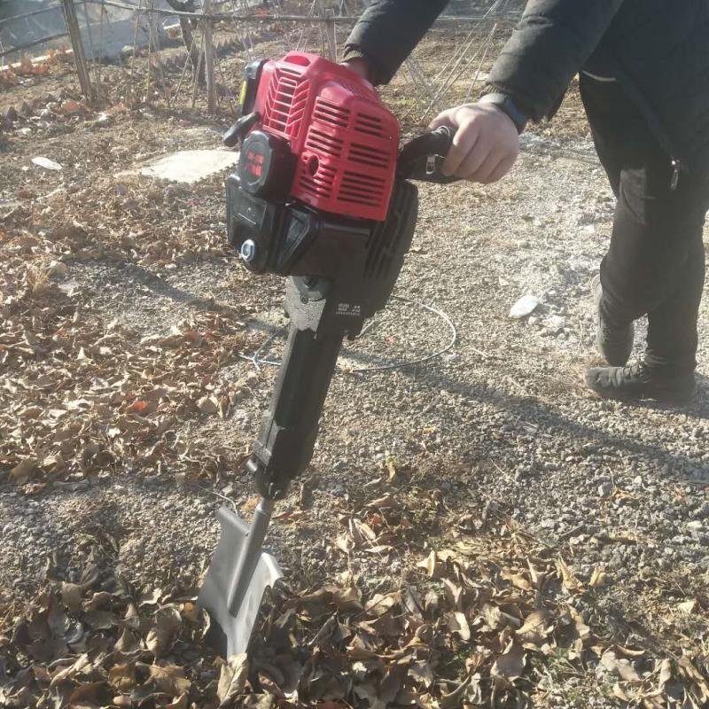带土球挖树机，汽油单人操作挖树机