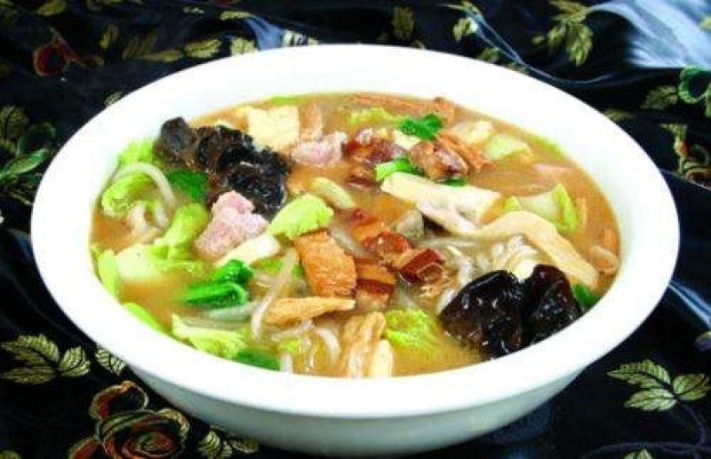 豆腐菜泡馍