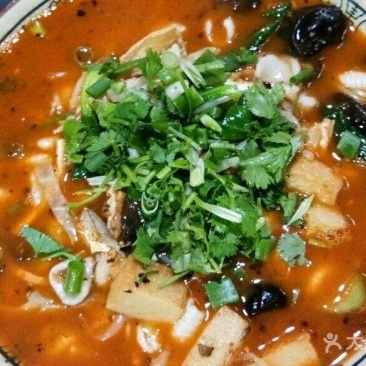 豆腐菜泡馍