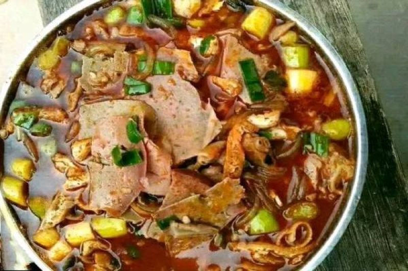 豆腐菜泡馍