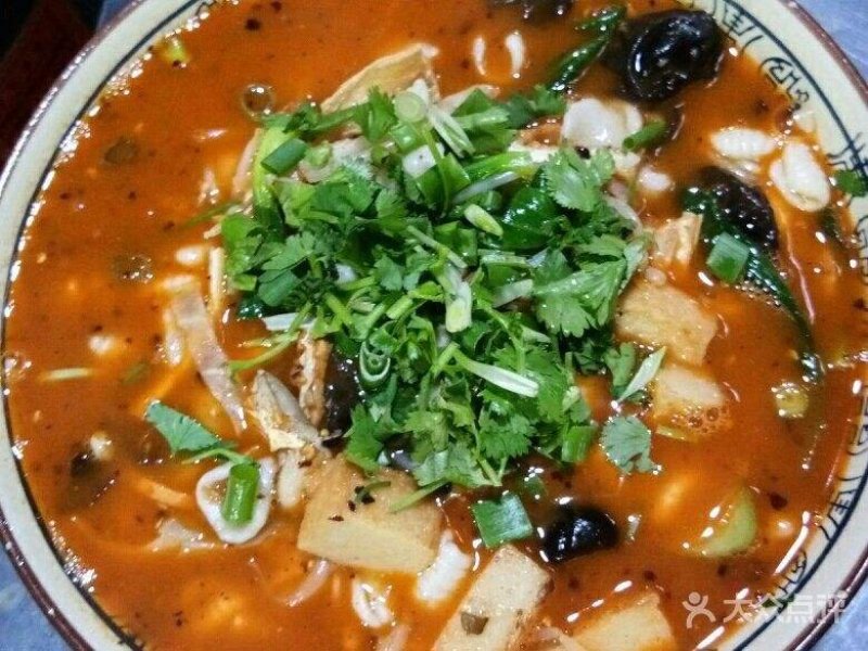豆腐菜泡馍