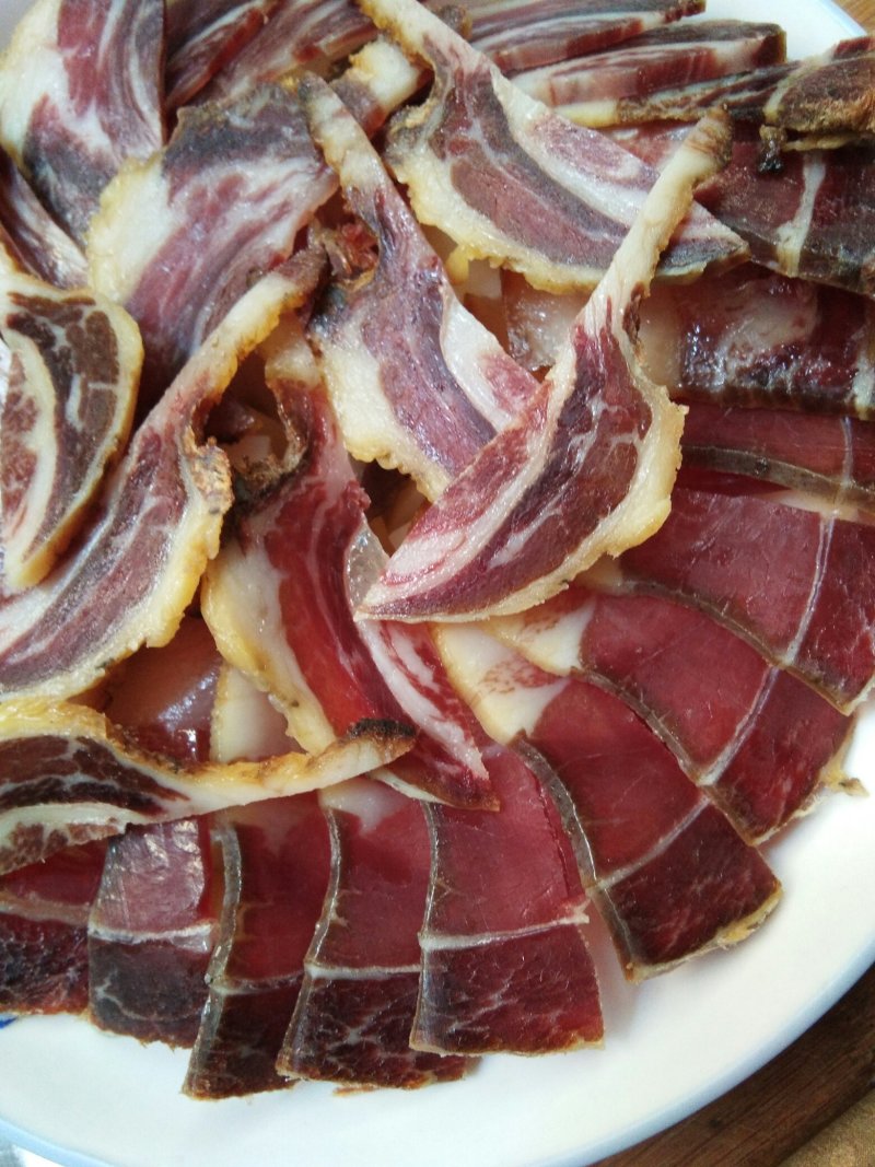 真正的农家老火腿，可以生吃的了