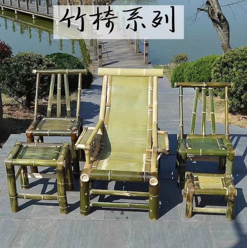竹椅子竹桌子