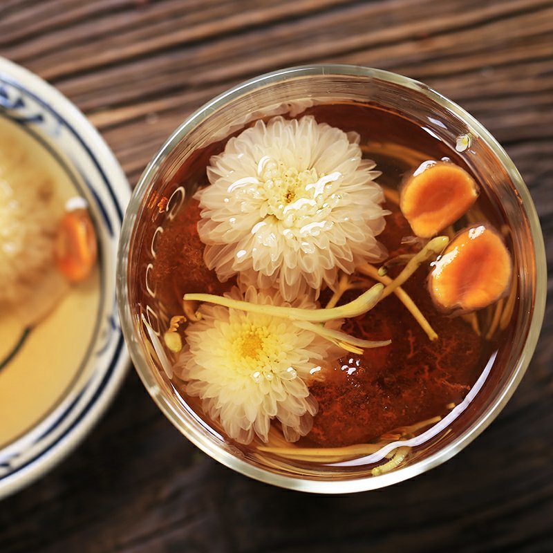 组合花茶润喉茶利咽养喉化痰护嗓清嗓嗓子痒嗓子疼胖大海