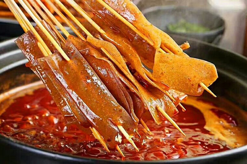 鬼肉魔芋四川九道梁素食火锅串串烧烤烧菜麻辣烫整箱