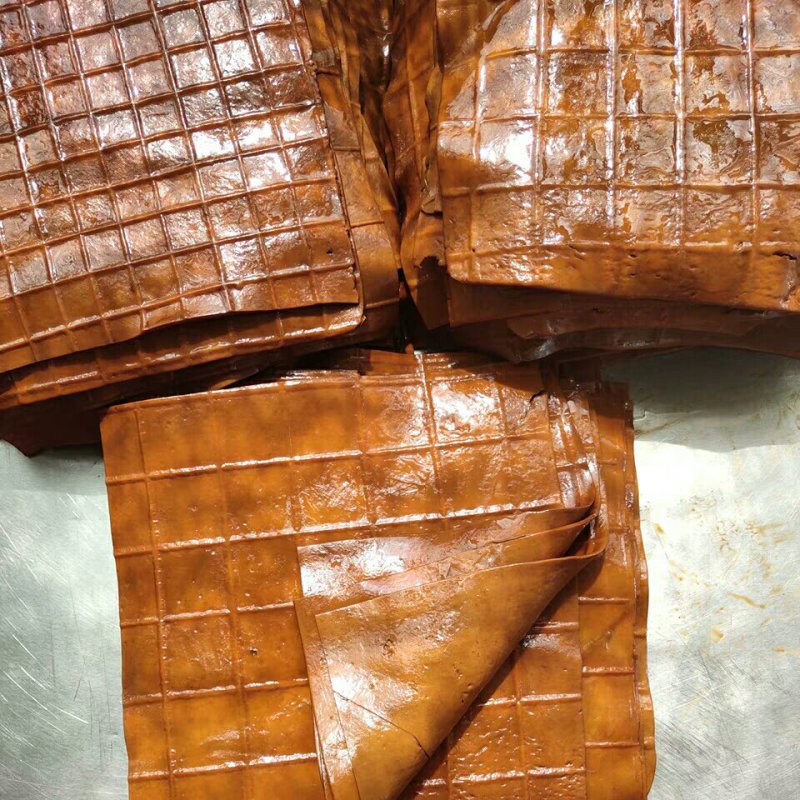 四川特产牛皮豆腐干鲜卤牛皮豆干凉拌烧烤串串火锅配菜