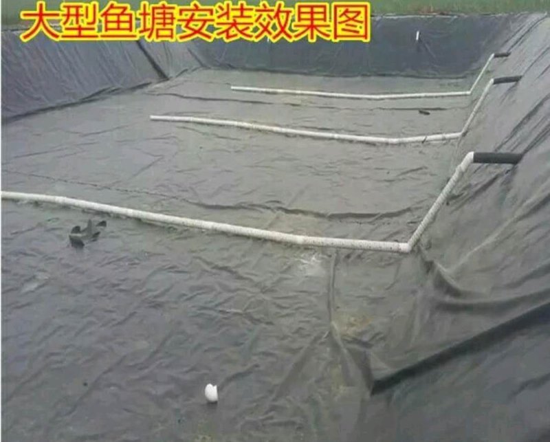 厂家直销大棚膜全新料黑色防水膜土工鱼塘防渗膜抗老化