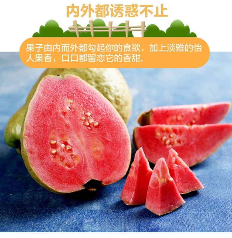 广西红心芭乐番石榴5斤29.8元包邮新鲜水果支持一件代发