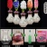 风信子，红，黄，蓝，紫，橙，白，粉。