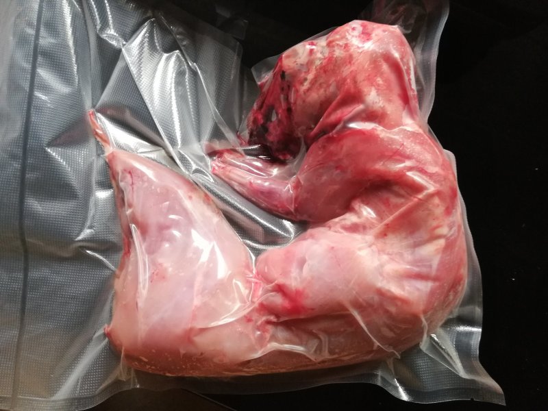 冷鲜兔肉整只白条2-4斤可选可快递发货