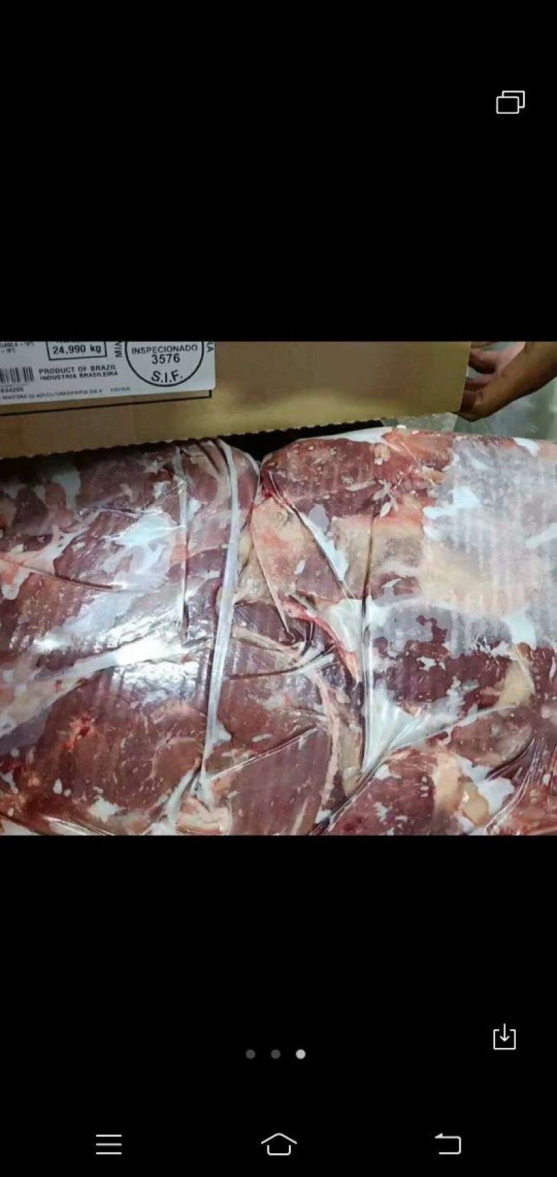 巴西3576驴肉到货