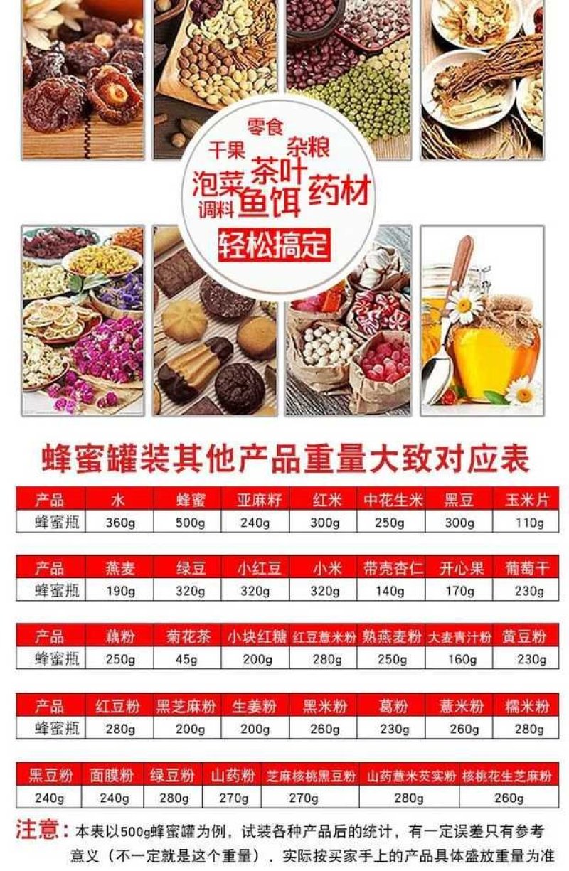蜂蜜瓶1.5斤50/箱包邮