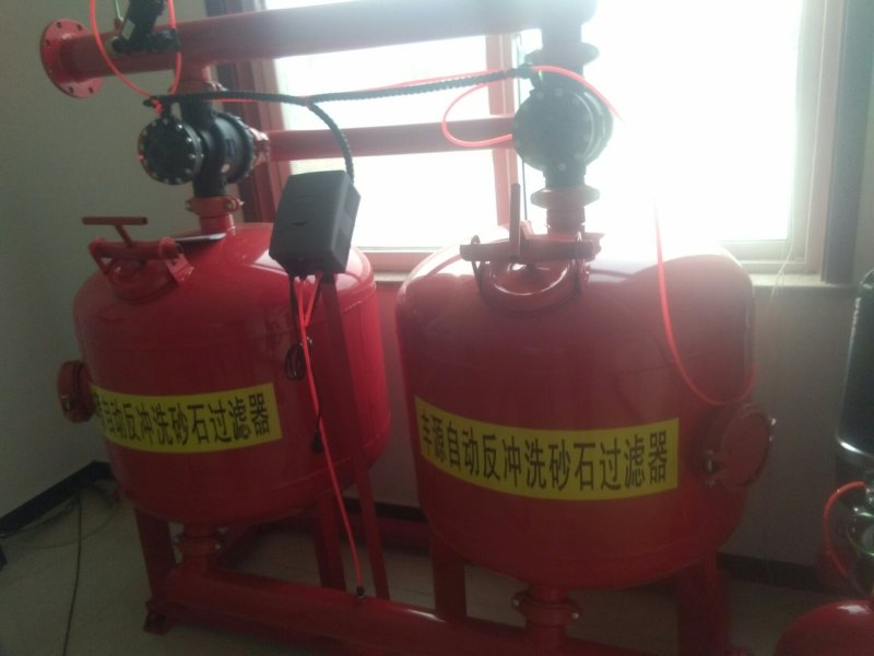 厂家直销滴灌喷灌全自动反冲洗砂石过滤器欢迎实地考察