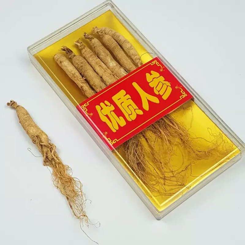 长白山人参野山参煲汤泡酒料东北特产人参整枝生晒参白参东北